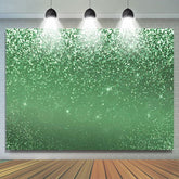 Grün blinken Chips Bokeh Foto Studio Stütze Hintergrund